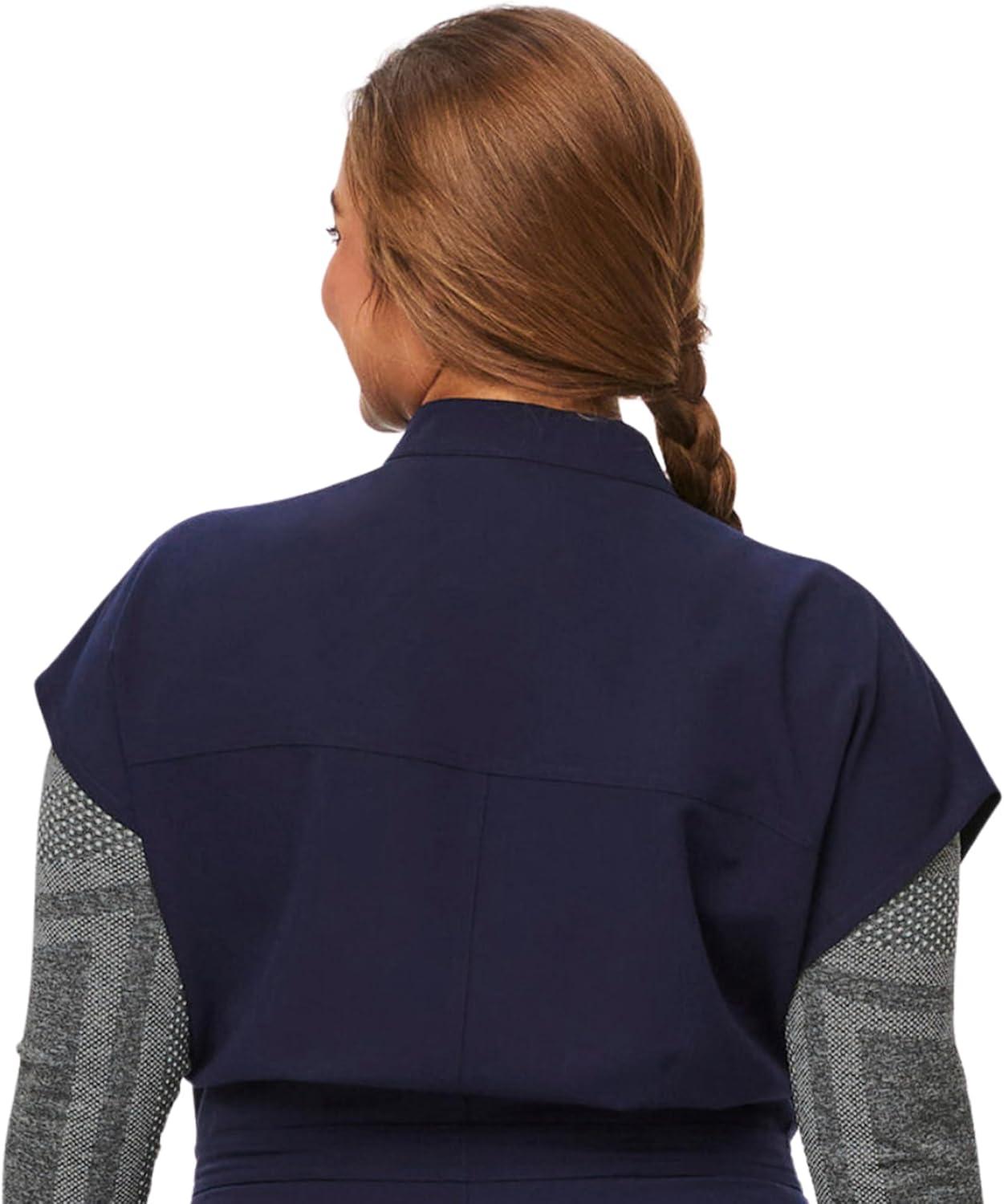 imageFIGS Rafaela Cargo ScrubJumpsuit for Women Comfortable Fit OnePiece Jogger Scrub Set High Rise Waistband 9 PocketsNavy