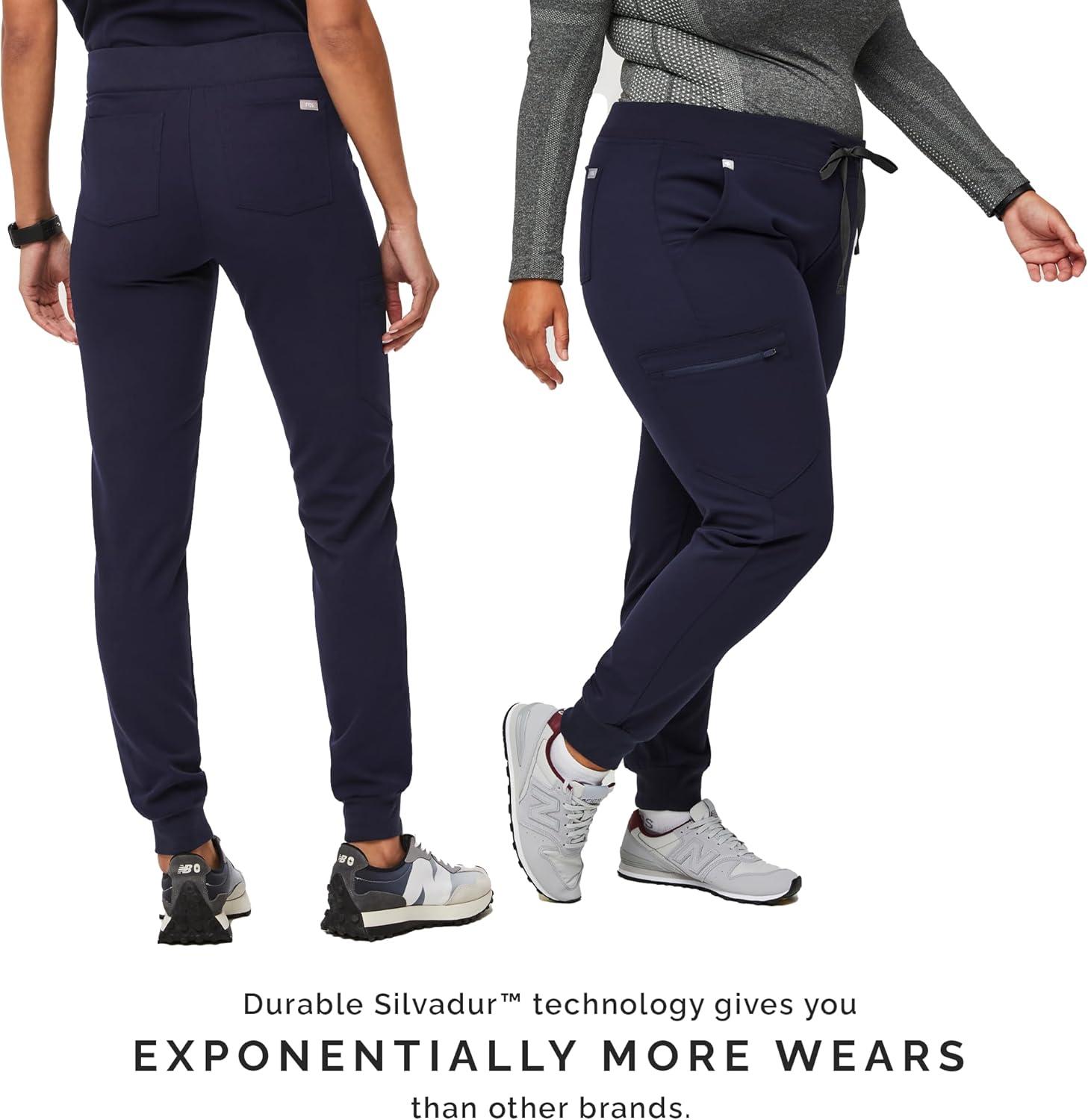 imageFIGS Zamora Jogger Style Scrub Pants for Women Navy XSmall Petite