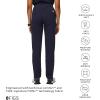 FIGS YOLA High Waisted Skinny Scrub Pants for Women — 11 Pockets, 4-Way Stretch, Yoga Waistband – Navy, Petite 2XL