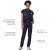 FIGS YOLA High Waisted Skinny Scrub Pants for Women — 11 Pockets, 4-Way Stretch, Yoga Waistband – Navy, Petite 2XL