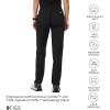 FIGS YOLA Skinny Maternity Scrub Pants for Women — Straight Leg, 7 Pockets, 4-Way Stretch, Anti-Wrinkle