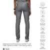 FIGS YOLA Skinny Scrub Pants for Women — Slim Fit, Straight Leg, 11 Pockets 4-Way Stretch, Anti-Wrinkle – Graphite, XS Regular