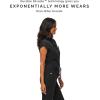 FIGS Women’s Rafaela Cargo Jogger Scrubjumpsuit – Black XXS
