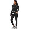 FIGS Women’s Rafaela Cargo Jogger Scrubjumpsuit – Black XXS