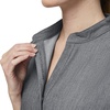 FIGS Rafaela Oversized Scrub Top for Women – Graphite, M