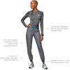 FIGS Zamora High Waisted Jogger Style Scrub Pants for Women – Graphite, Petite S