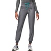 FIGS Zamora High Waisted Jogger Style Scrub Pants for Women – Graphite, Petite S