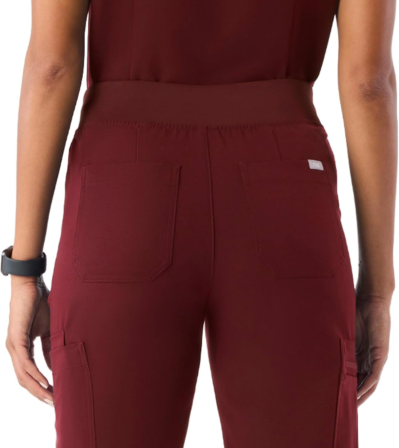 image:imageFIGS Yola HighRise Slim Scrub Pant for WomenBurgundy