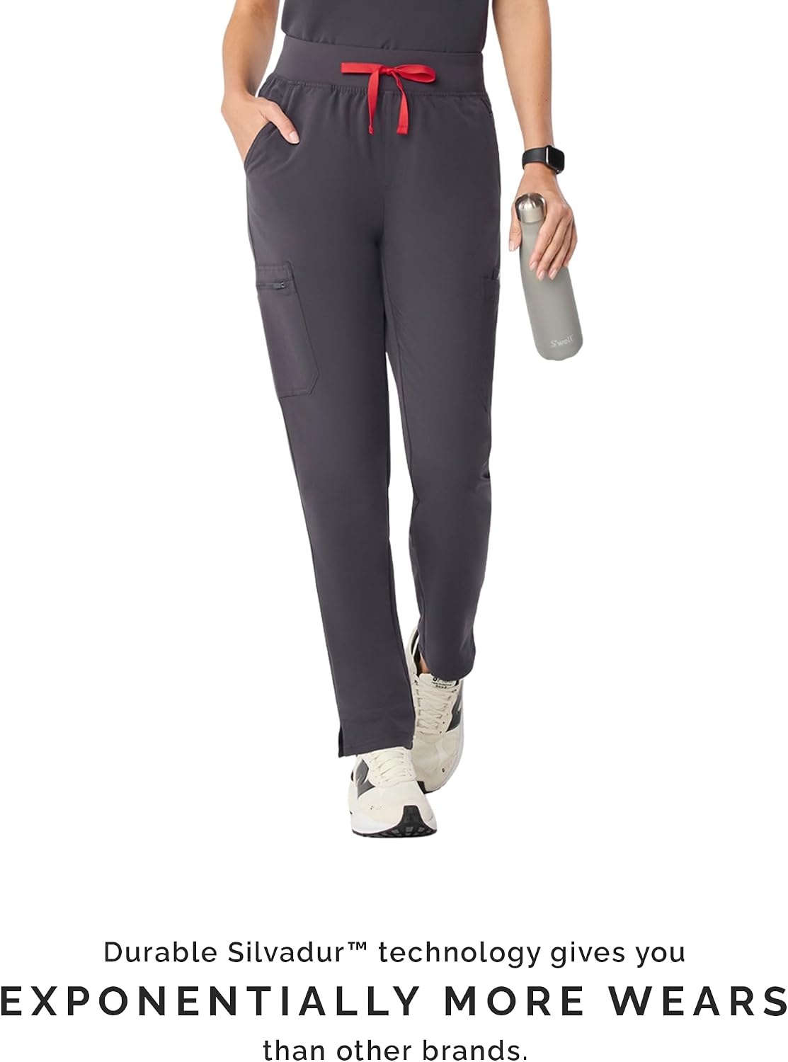 image:imageFIGS Yola HighRise Slim Scrub Pant for WomenCharcoal