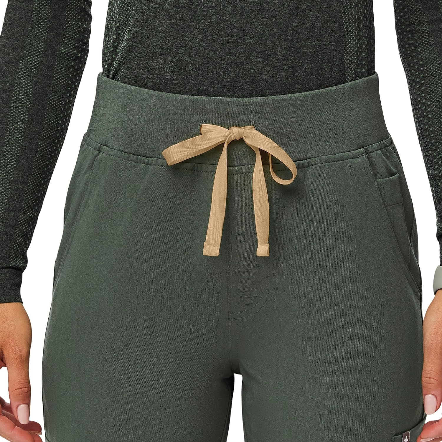 image:imageFIGS Yola HighRise Slim Scrub Pant for WomenGreen