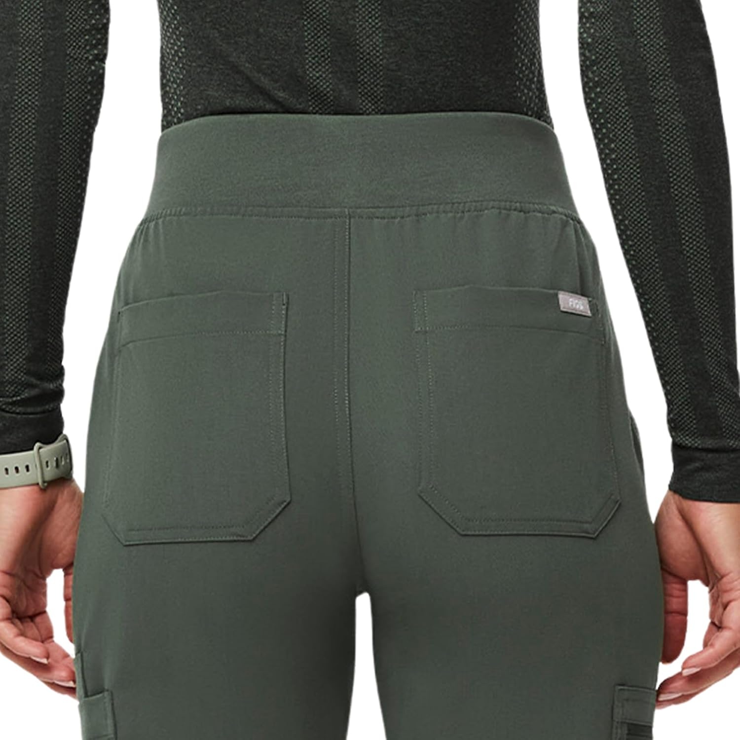 image:imageFIGS Yola HighRise Slim Scrub Pant for WomenGreen