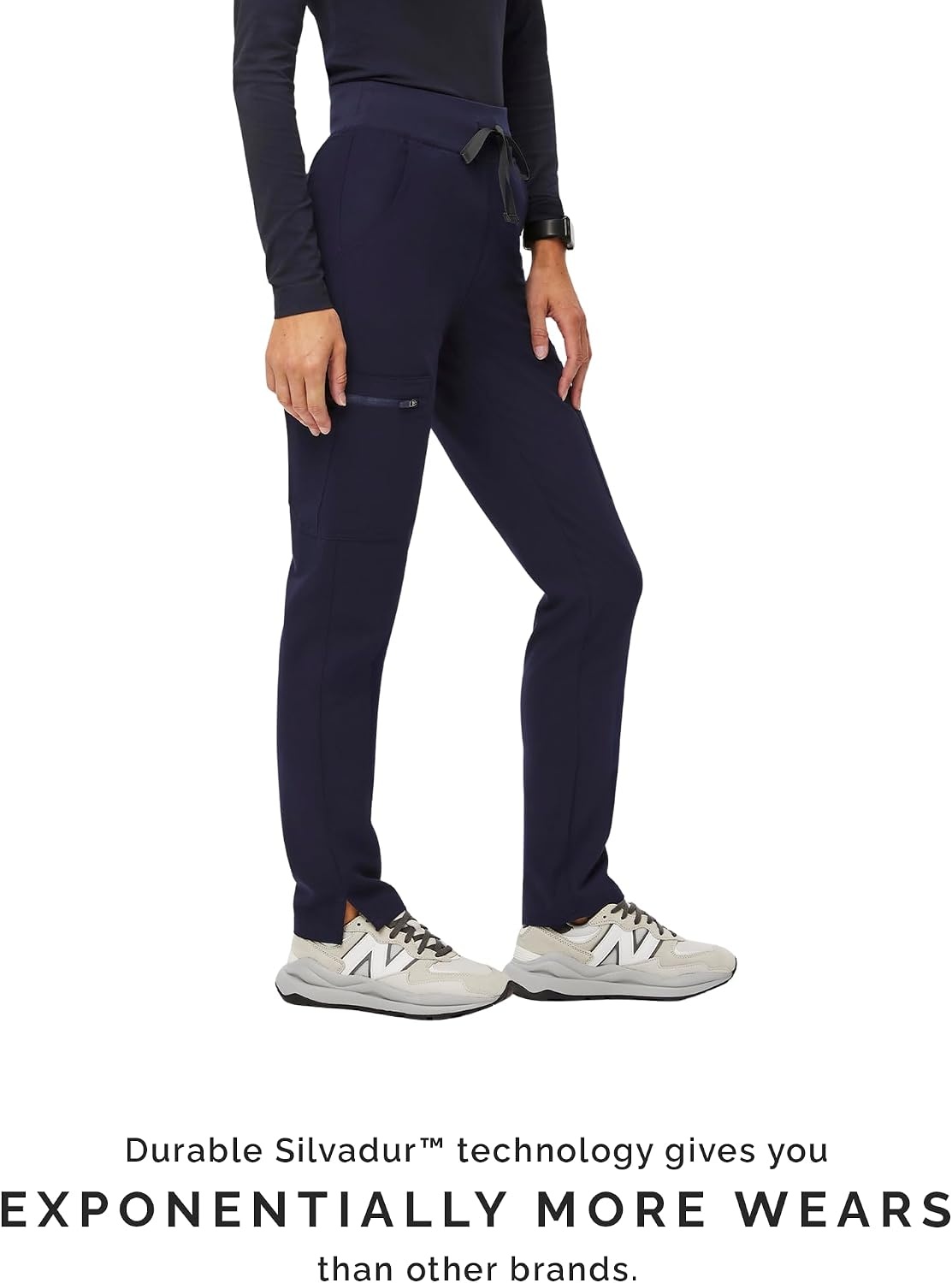 image:imageFIGS Yola HighRise Slim Scrub Pant for WomenNavy