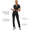 FIGS Yola High-Rise Slim Scrub Pant for Women(Black)