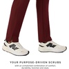 FIGS Yola High-Rise Slim Scrub Pant for Women(Burgundy 3.0)