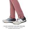 FIGS Yola High-Rise Slim Scrub Pant for Women(Mauve 3.0)