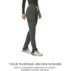 FIGS Yola High-Rise Slim Scrub Pant for Women(Moss)