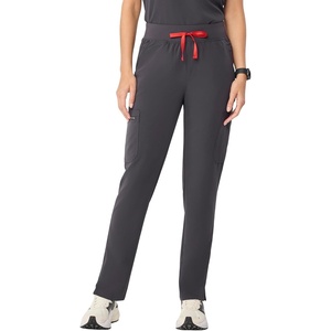 FIGS Yola High-Rise Slim Scrub Pant for Women(Charcoal)