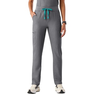 FIGS Yola High-Rise Slim Scrub Pant for Women(Graphite)